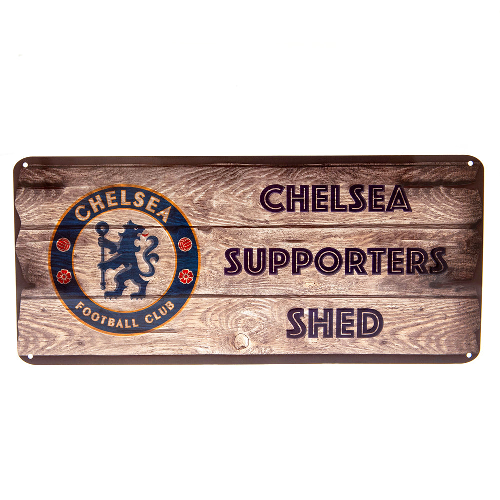 Chelsea FC Shed Sign - Officially licensed merchandise.