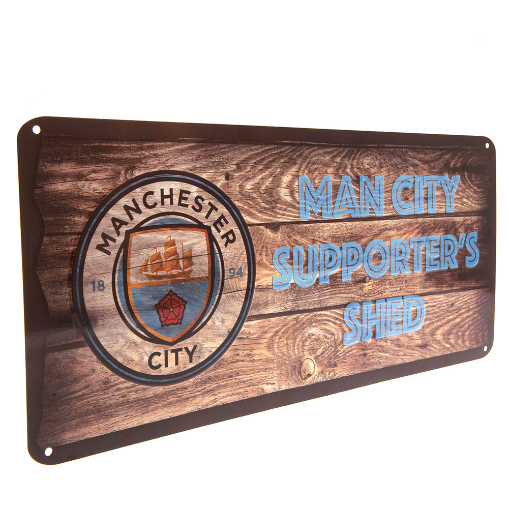 Manchester City FC Shed Sign - Metal Signs