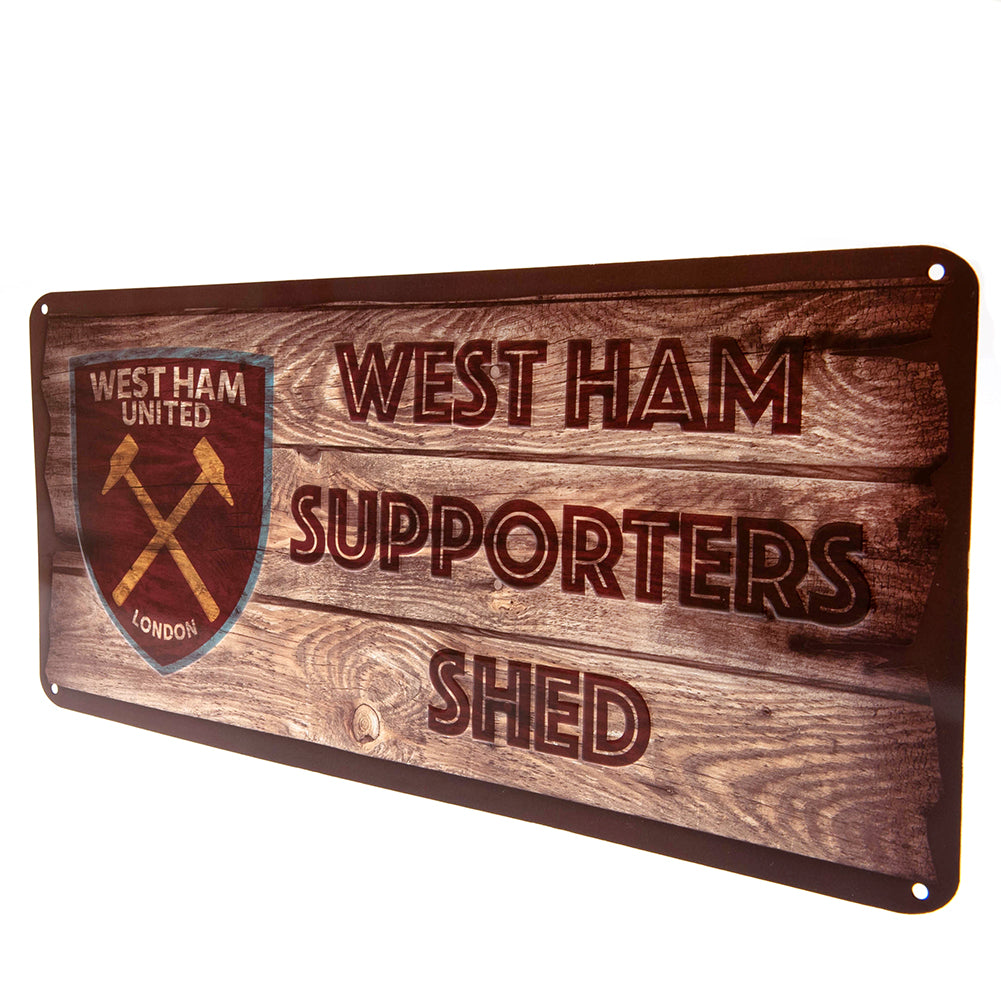West Ham United FC Shed Sign - Metal Signs