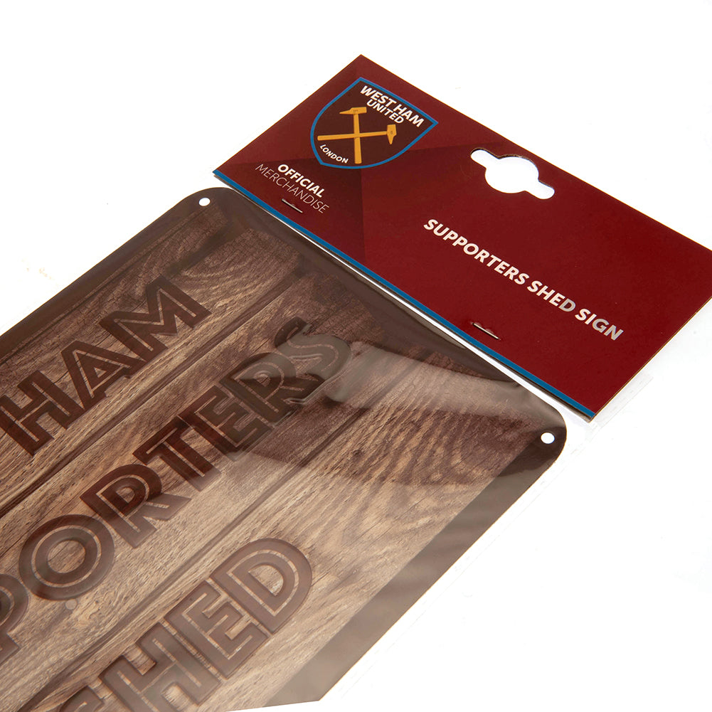 West Ham United FC Shed Sign - Metal Signs