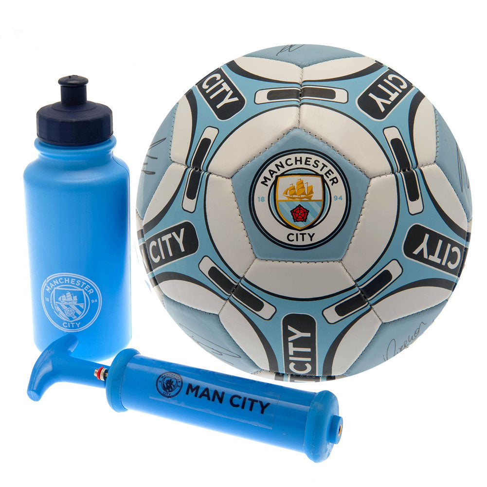 Manchester City FC Signature Gift Set - Officially licensed merchandise.