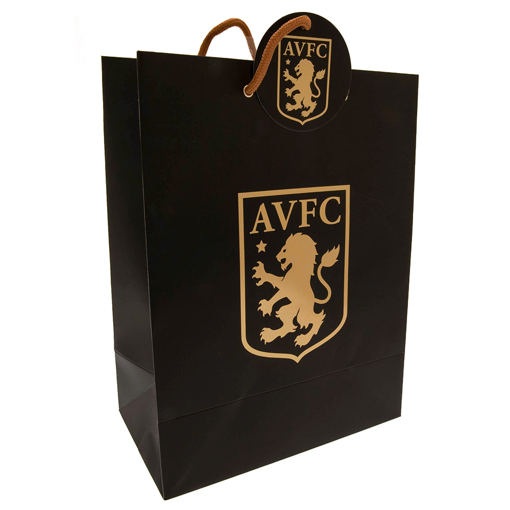Aston Villa FC Gift Bag - Officially licensed merchandise.