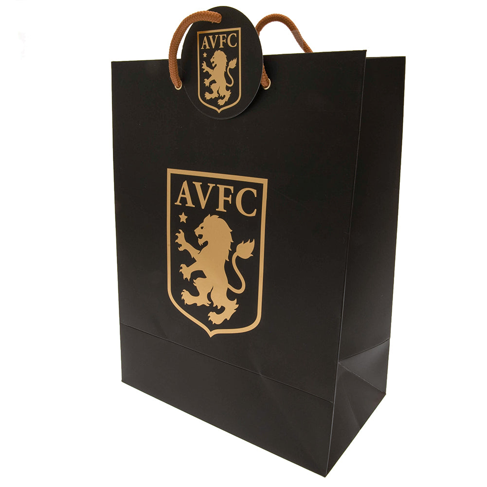 Aston Villa FC Gift Bag - Officially licensed merchandise.