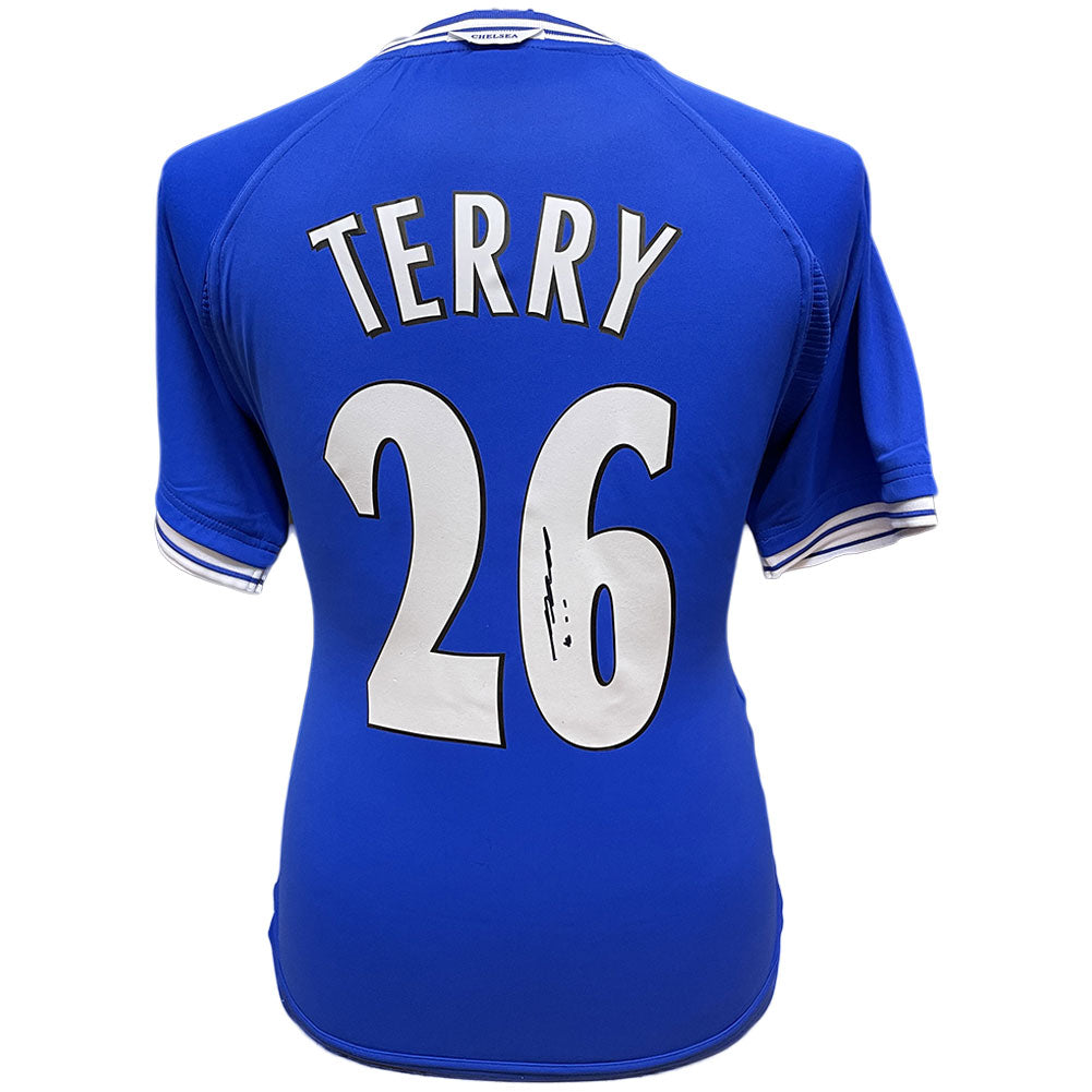 Chelsea FC 2000 Terry Signed Shirt - Officially licensed merchandise.