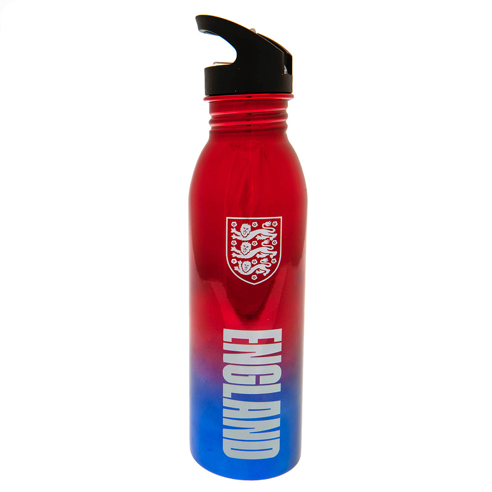 England FA UV Metallic Drinks Bottle - Officially licensed merchandise.