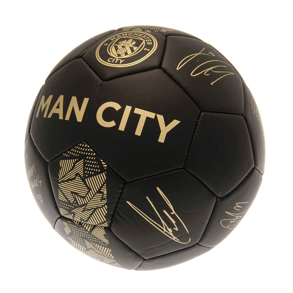 Manchester City FC Skill Ball Signature Gold PH - Officially licensed merchandise.