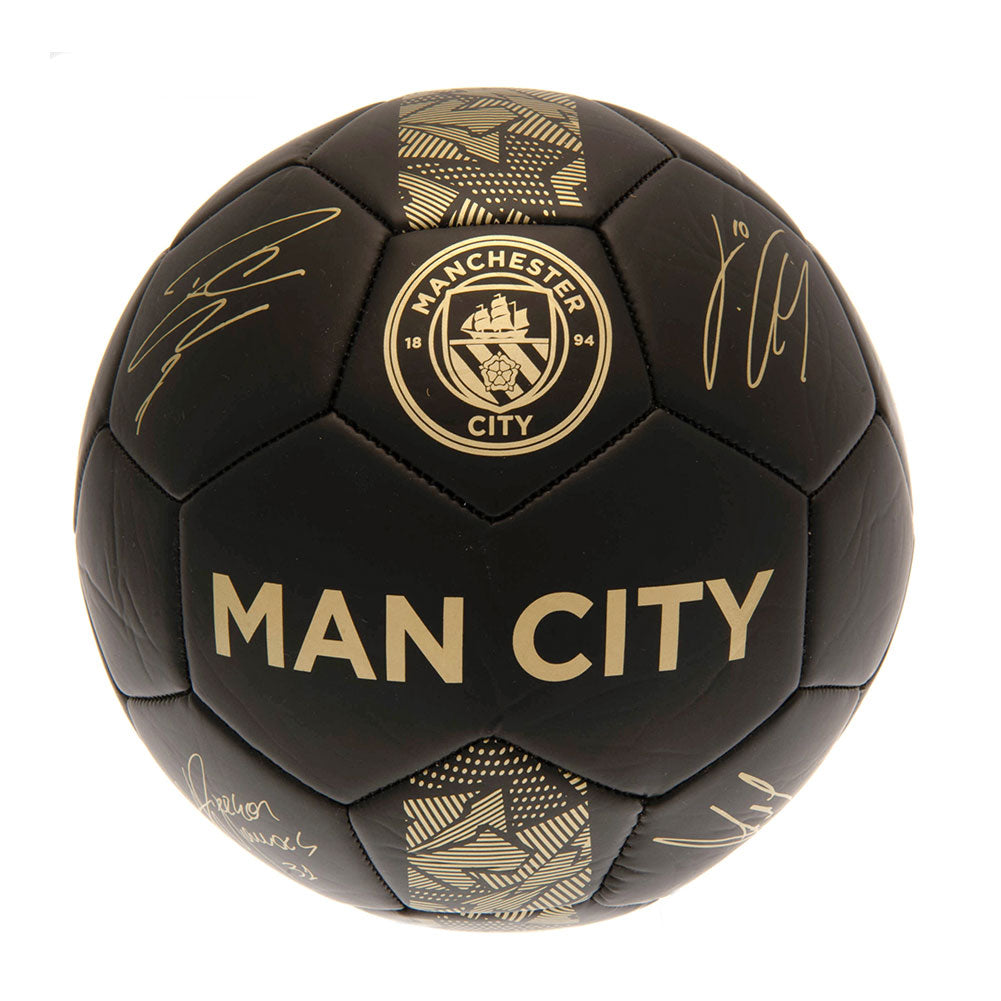 Manchester City FC Skill Ball Signature Gold PH - Officially licensed merchandise.