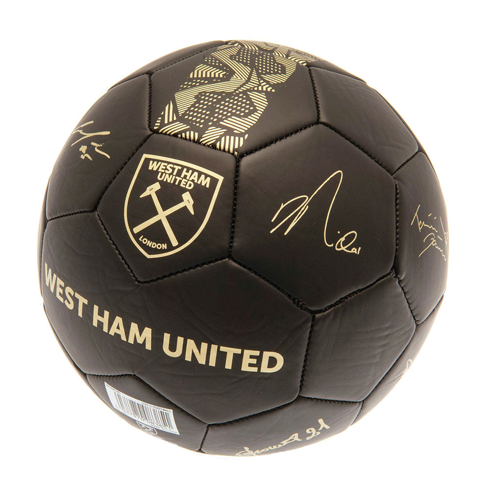 West Ham United FC Skill Ball Signature Gold PH - Officially licensed merchandise.