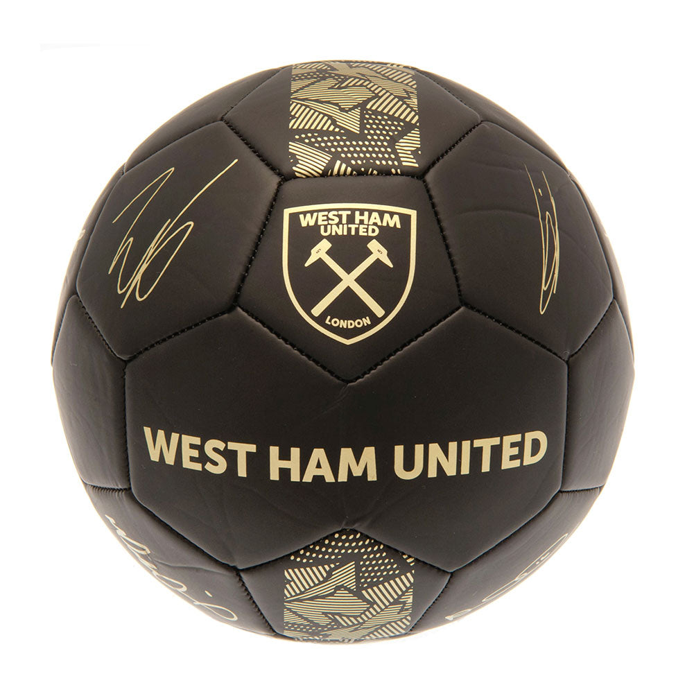 West Ham United FC Skill Ball Signature Gold PH - Officially licensed merchandise.