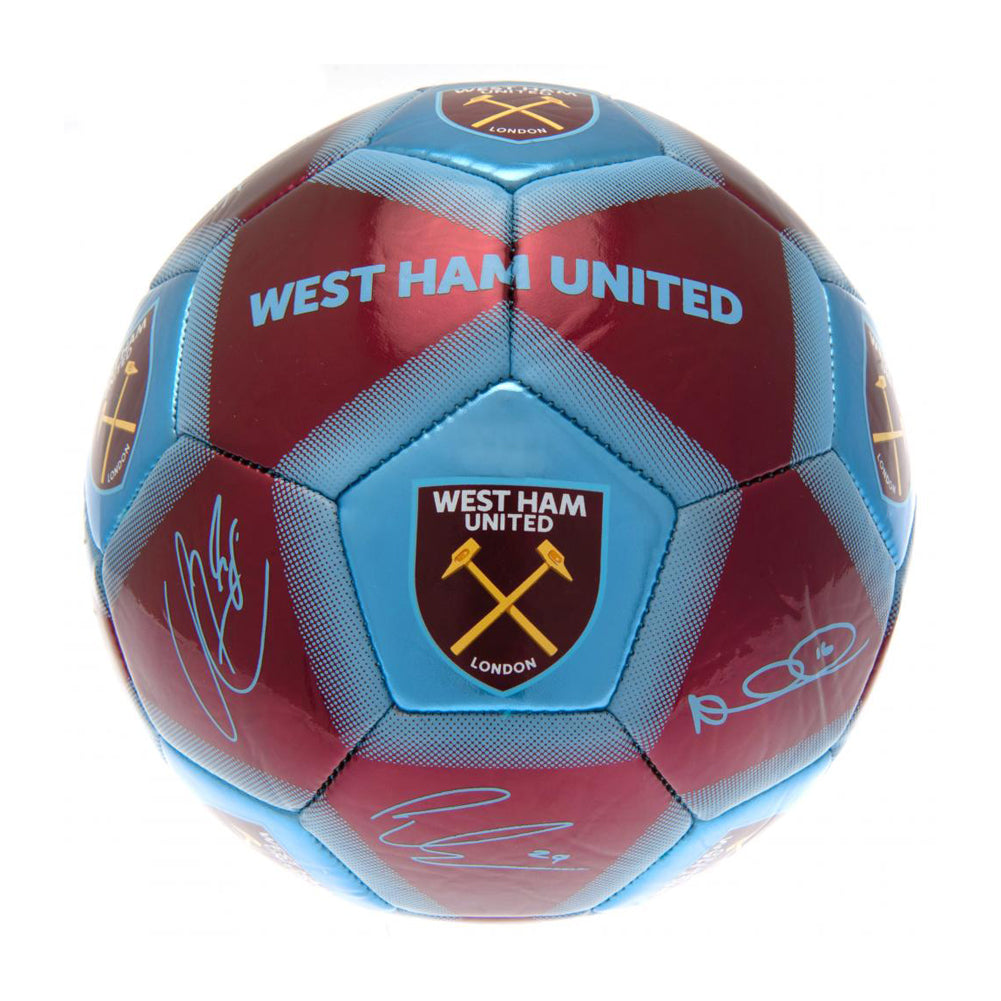 West Ham United FC Skill Ball Signature - Officially licensed merchandise.