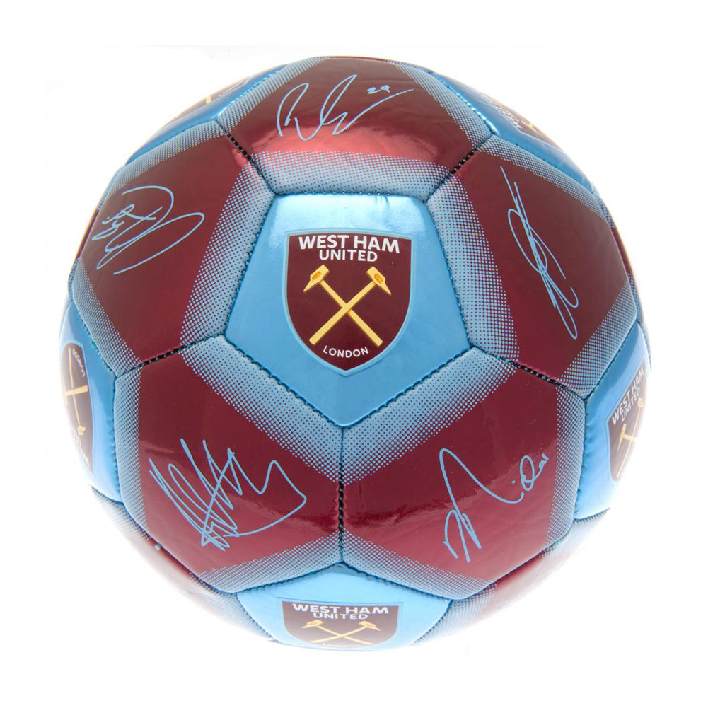 West Ham United FC Skill Ball Signature - Officially licensed merchandise.
