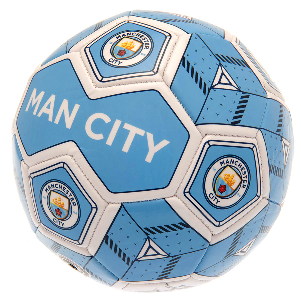 Manchester City FC Football Size 3 HX - Officially licensed merchandise.