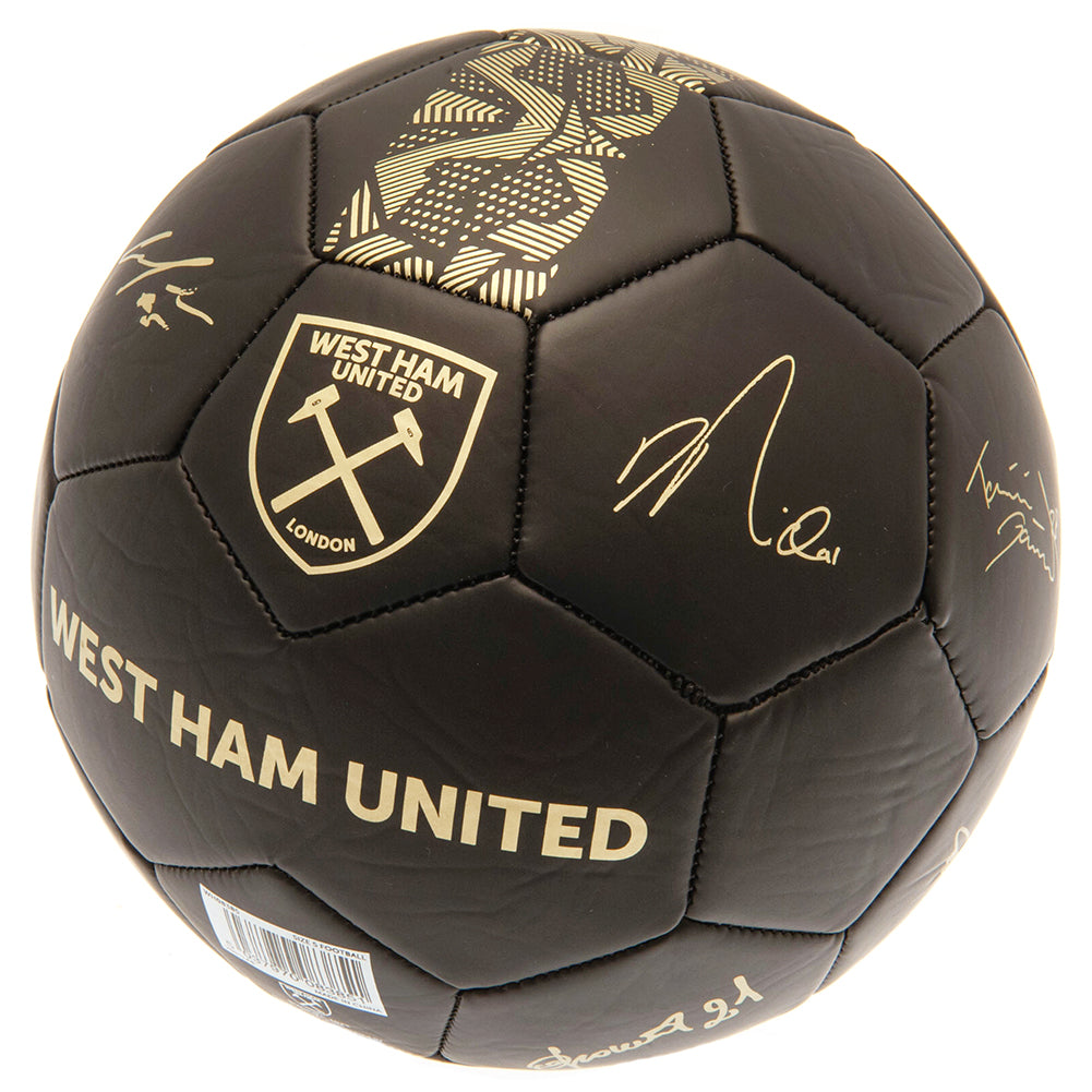 West Ham United FC Football Signature Gold PH - Footballs