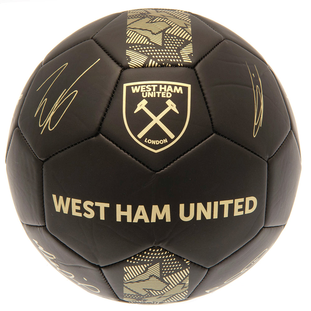 West Ham United FC Football Signature Gold PH - Officially licensed merchandise.
