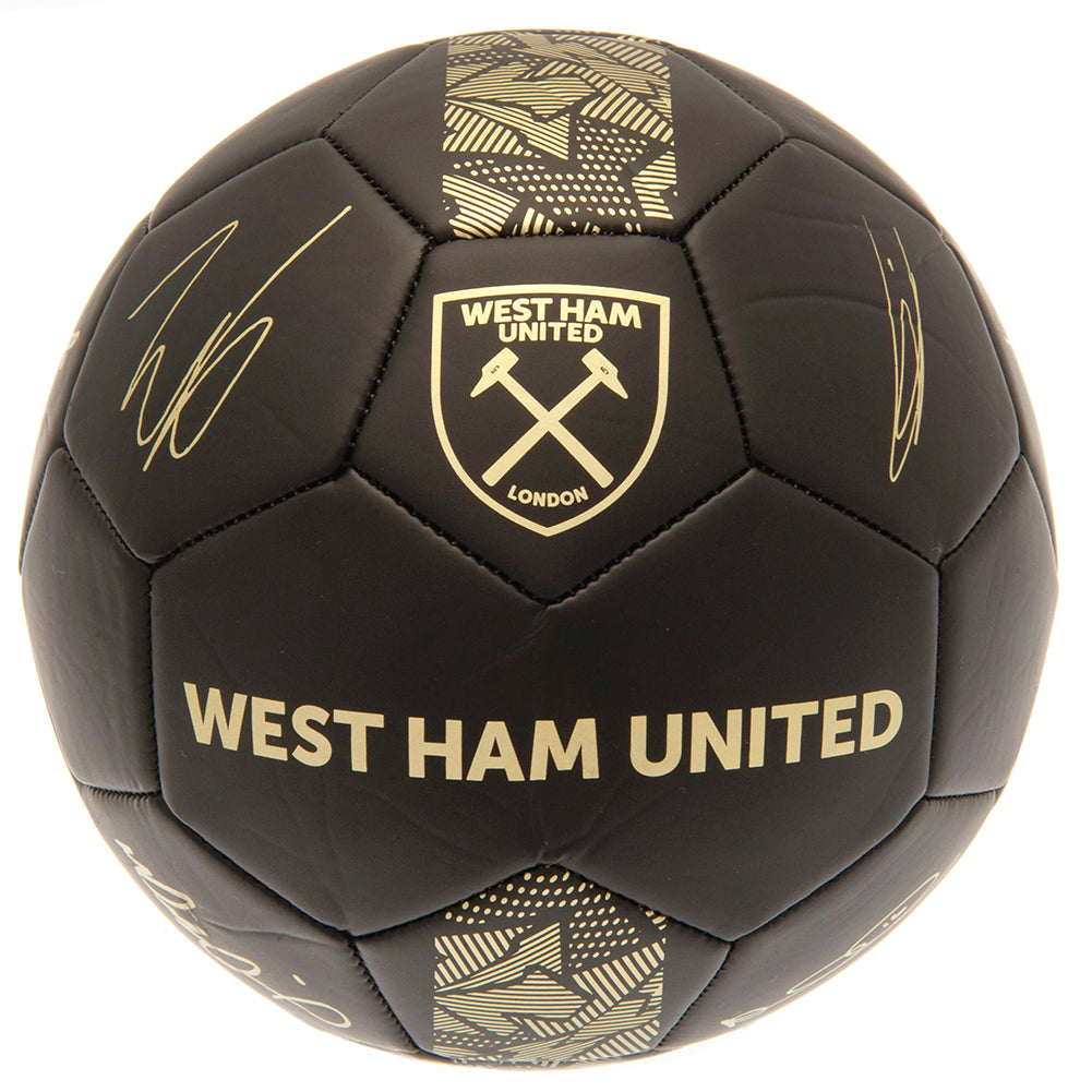 West Ham United FC Football Signature Gold PH