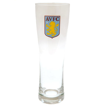 Aston Villa FC Tall Beer Glass - Officially licensed merchandise.