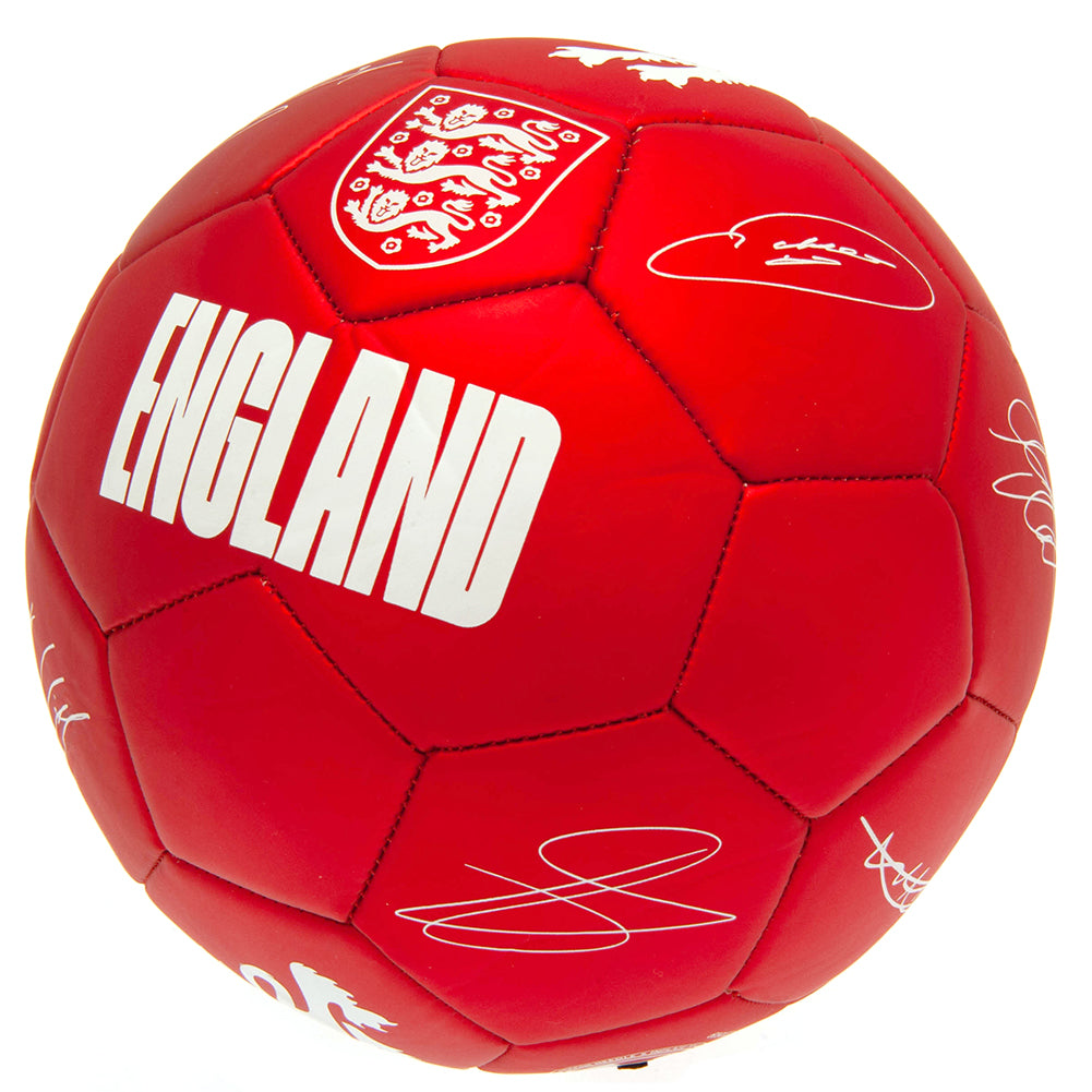 England FA Football Signature Red PH - Footballs