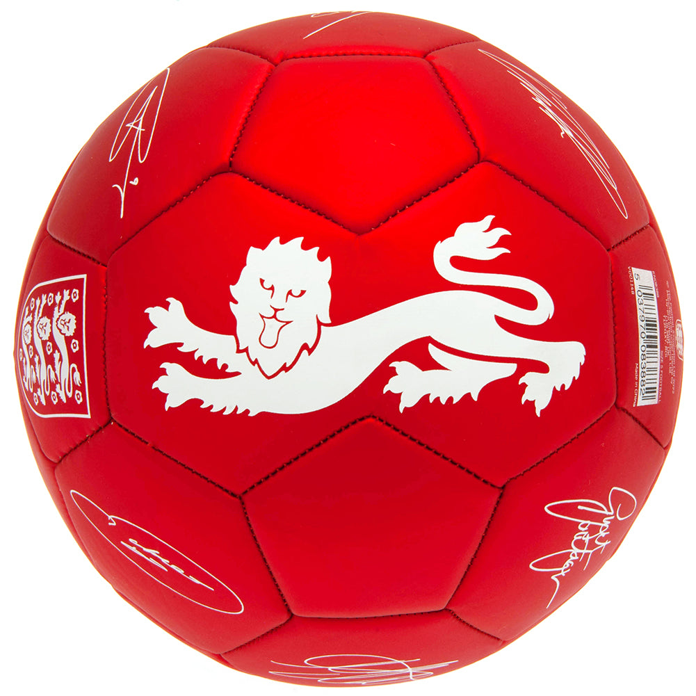England FA Football Signature Red PH - Footballs