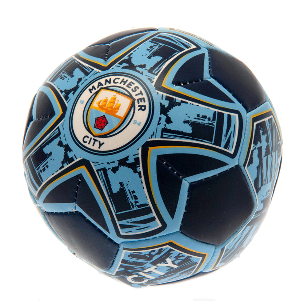 Manchester City FC 4 inch Soft Ball - Officially licensed merchandise.