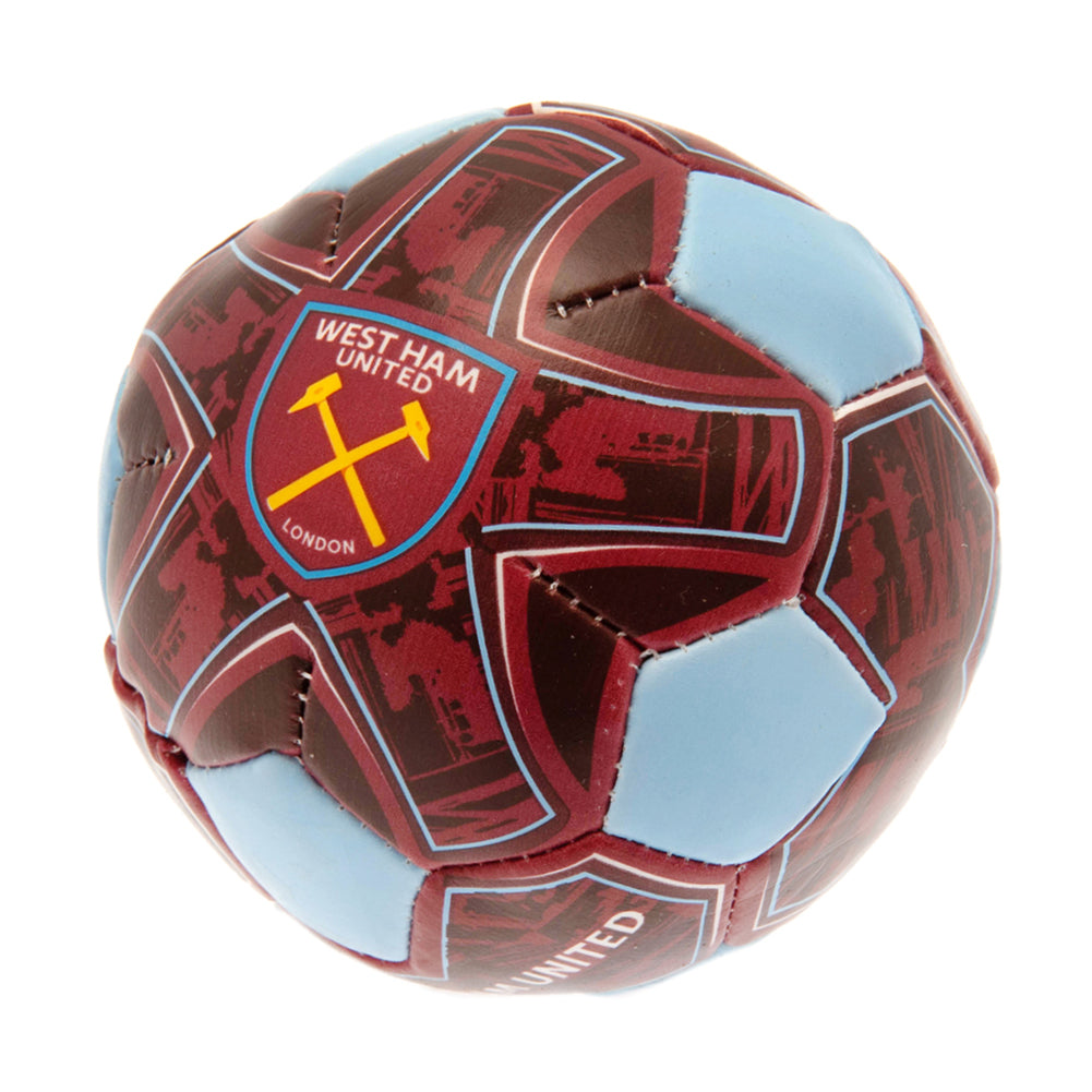 West Ham United FC 4 inch Soft Ball - Mini Balls