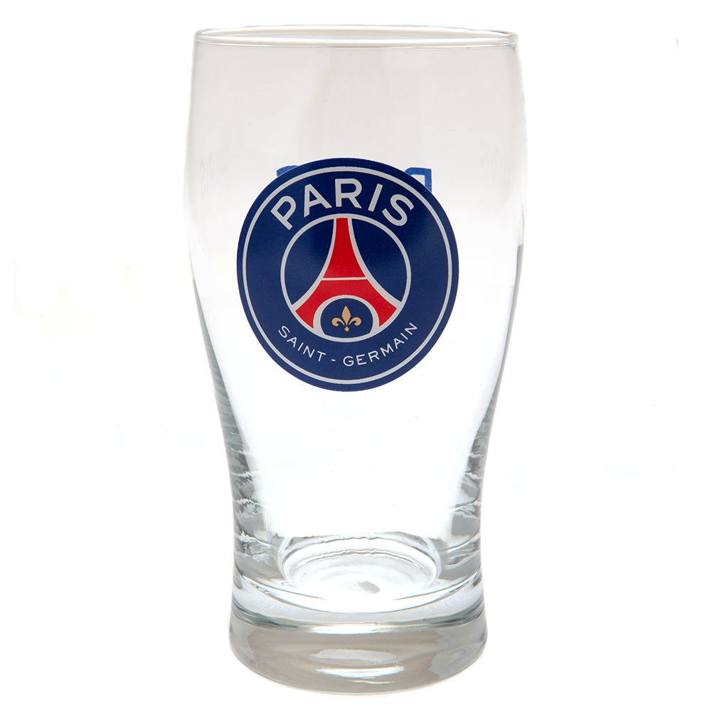 Paris Saint Germain FC Tulip Pint Glass - Officially licensed merchandise.