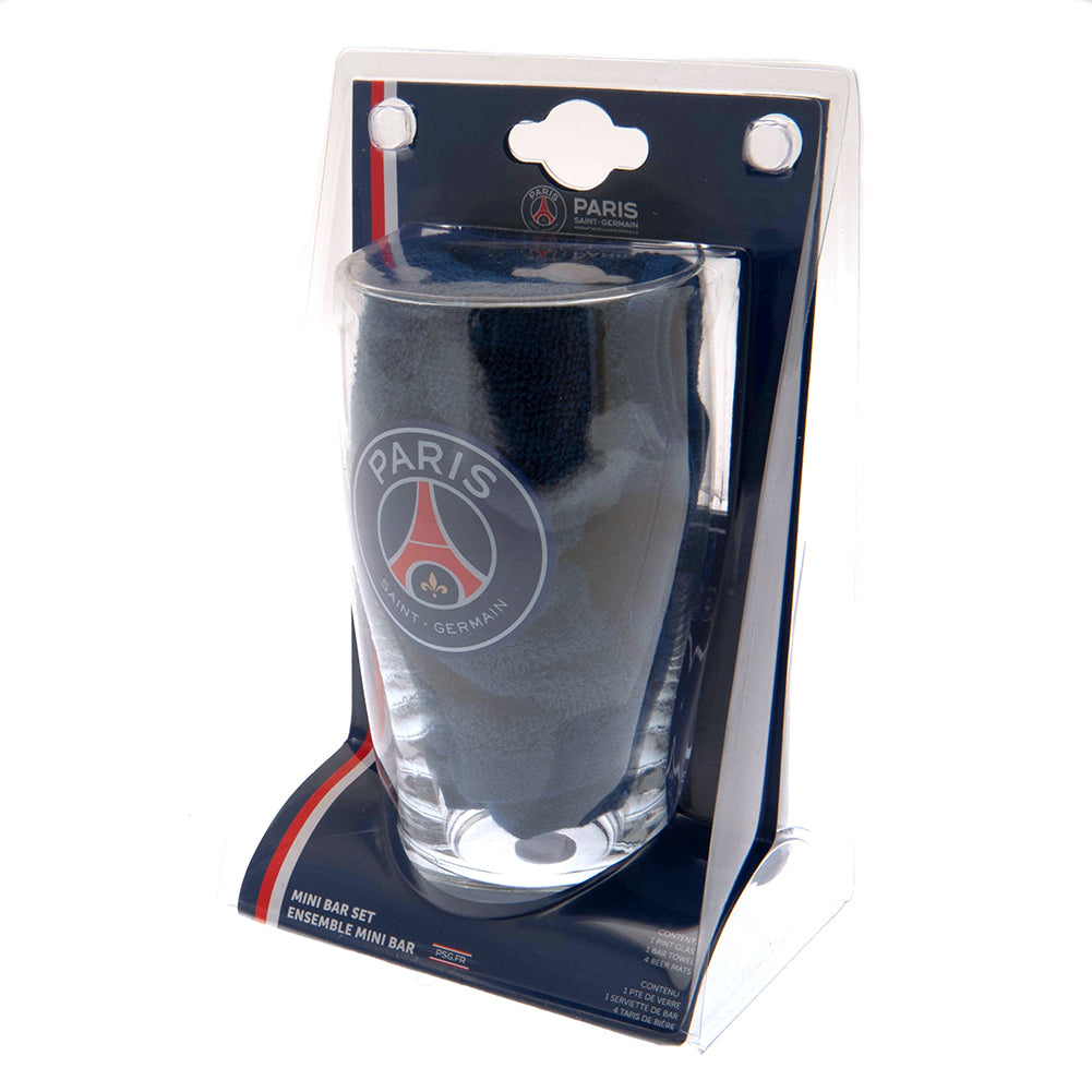 Paris Saint Germain FC Mini Bar Set - Glassware
