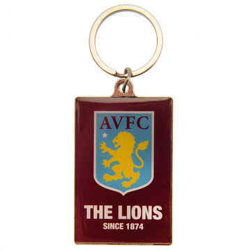 Aston Villa FC Deluxe Keyring - Officially licensed merchandise.