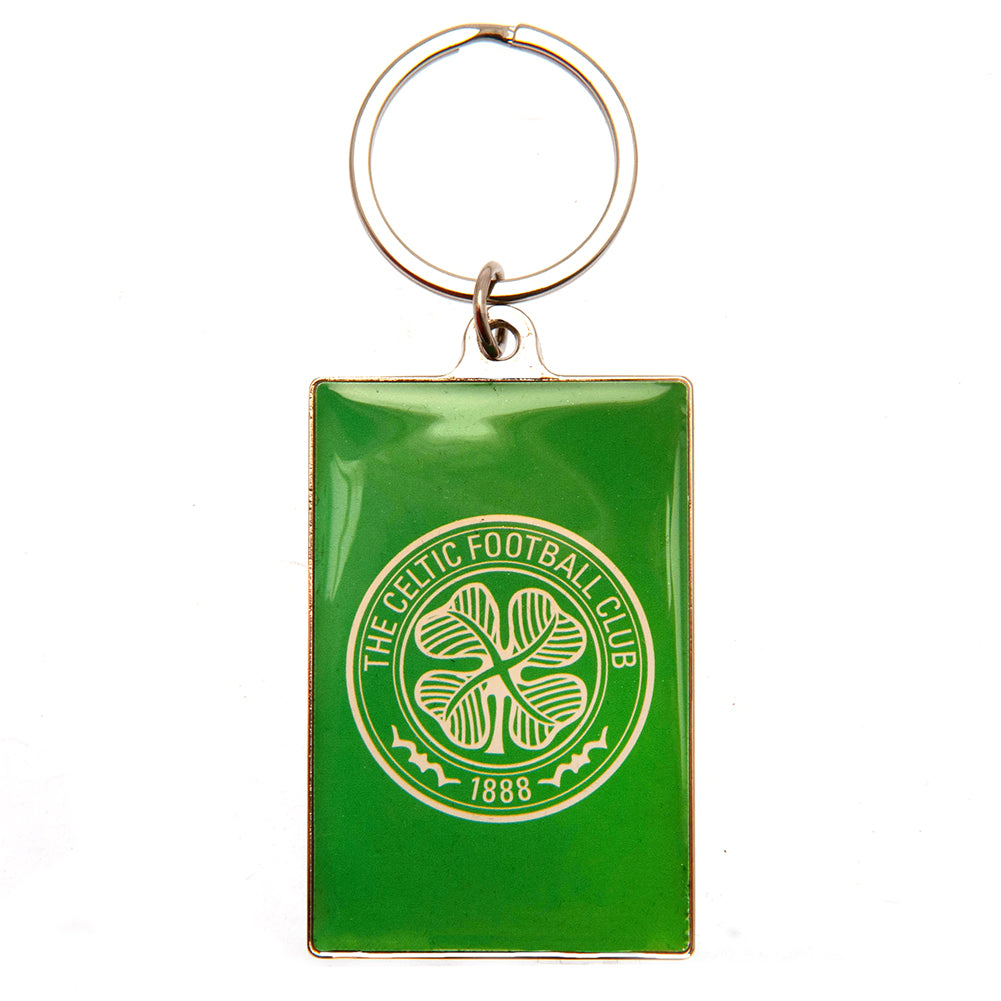 Celtic FC Deluxe Keyring - Officially licensed merchandise.