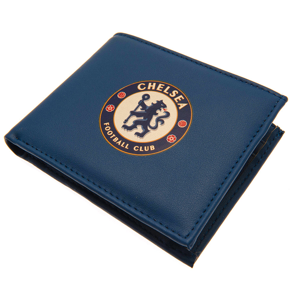 Chelsea FC Coloured PU Wallet - Officially licensed merchandise.