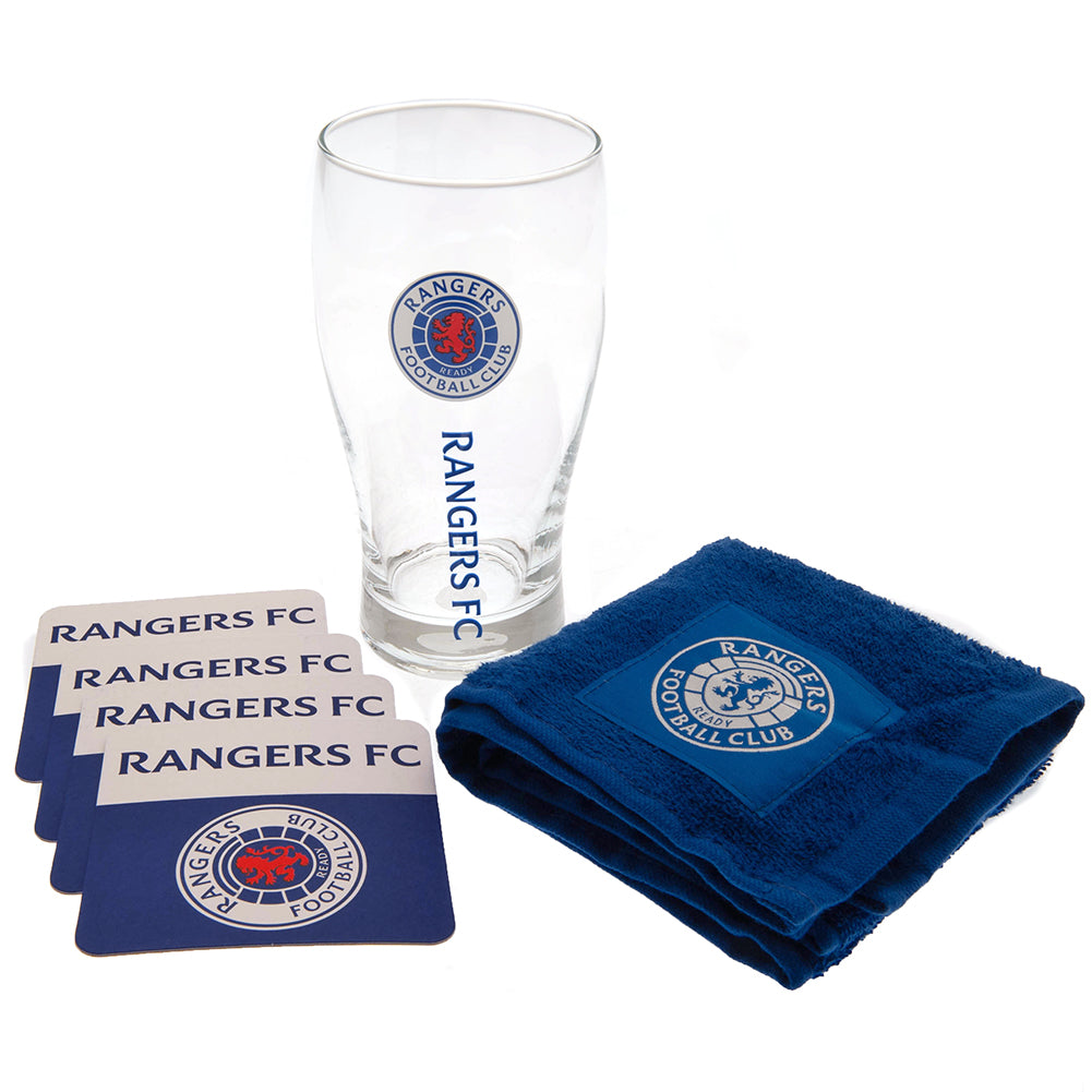 Rangers FC Mini Bar Set - Officially licensed merchandise.