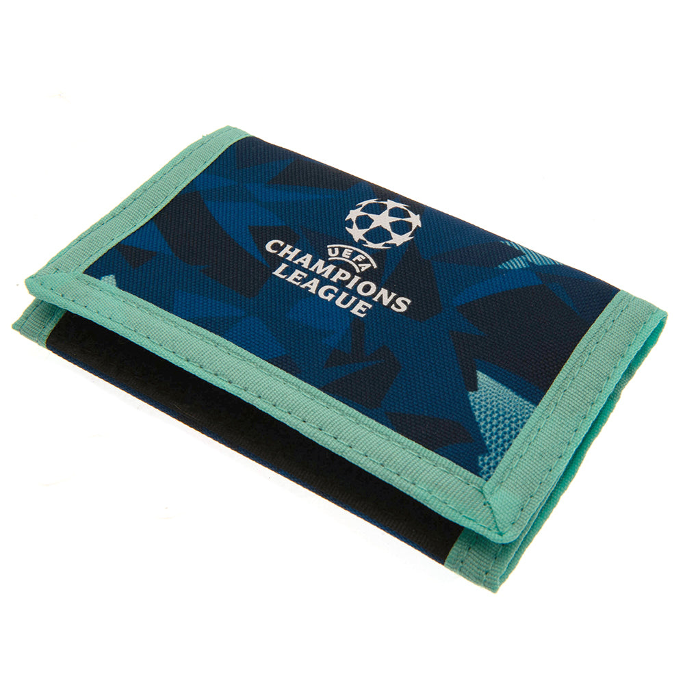 UEFA Champions League Nylon Wallet - Officially licensed merchandise.