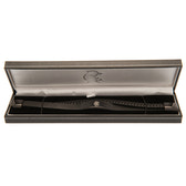 Rangers FC Black IP Leather Bracelet