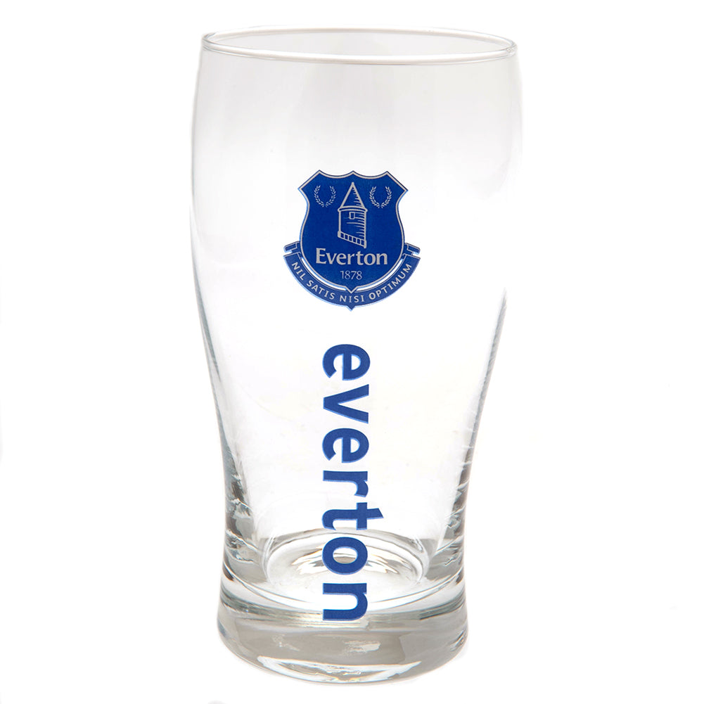 Everton FC Tulip Pint Glass - Officially licensed merchandise.