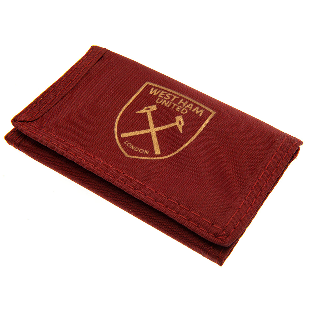 West Ham United FC Nylon Wallet CR - Officially licensed merchandise.