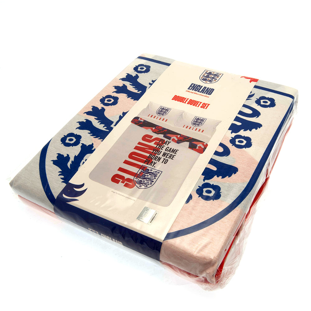 England FA Double Duvet Set - Bed Linen