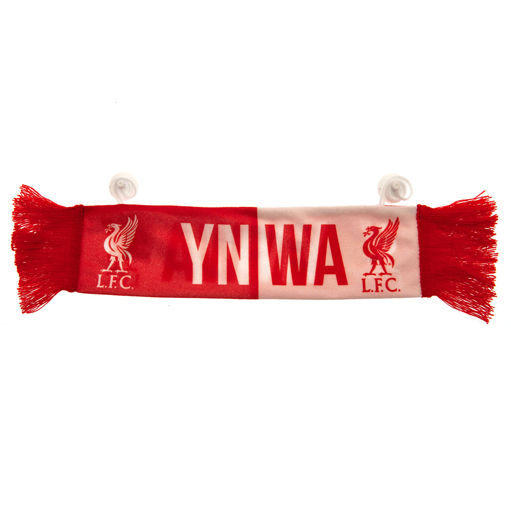 Liverpool FC Mini Car Scarf LB - Officially licensed merchandise.