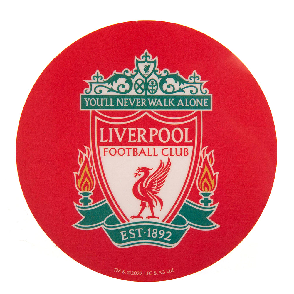 Liverpool FC Single Car Sticker CR - Officially licensed merchandise.