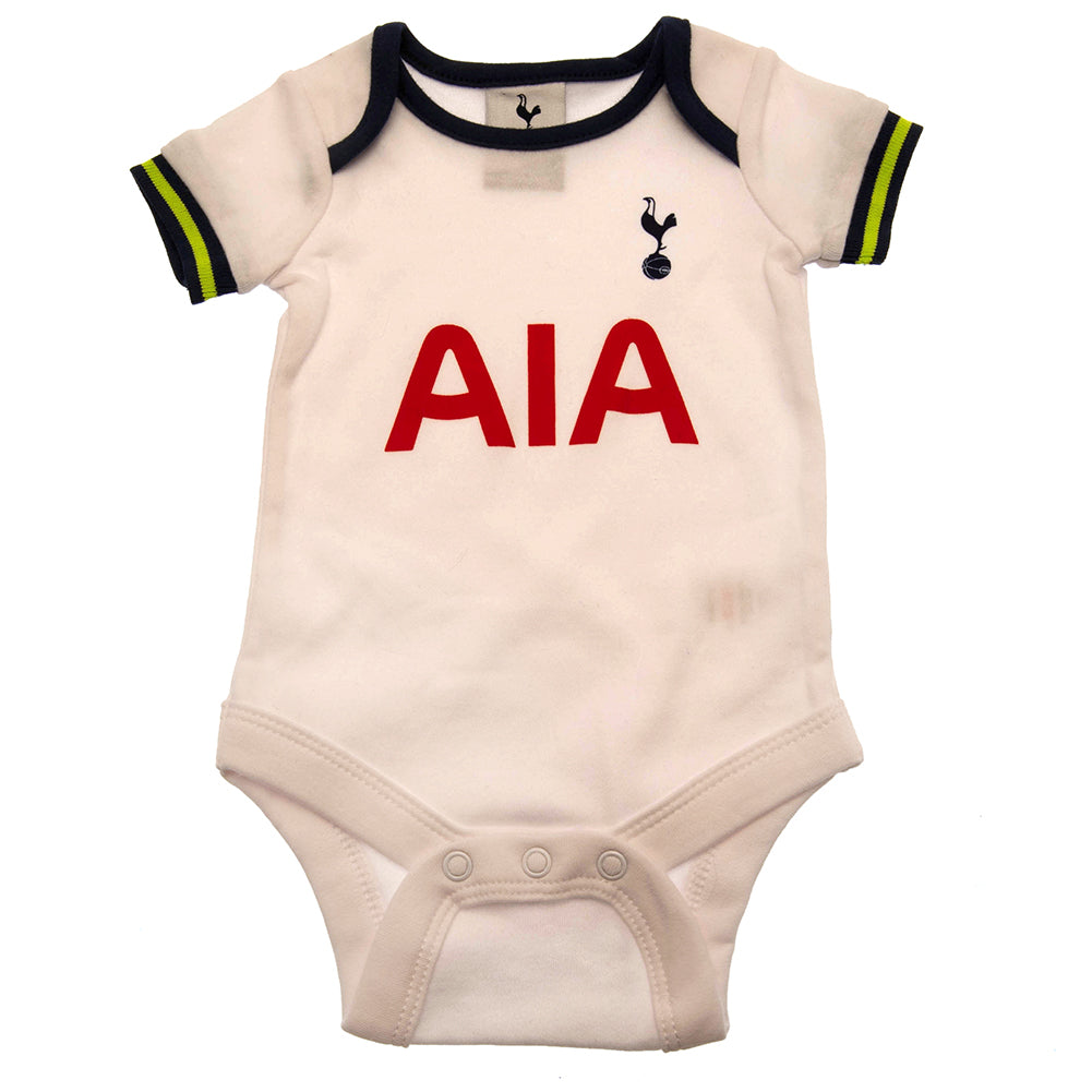 Tottenham Hotspur FC 2 Pack Bodysuit 3-6 Mths LG - Officially licensed merchandise.