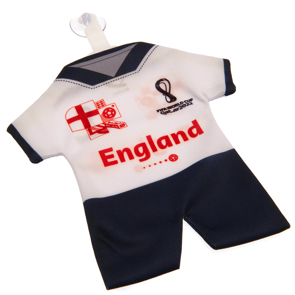 FIFA World Cup Qatar 2022 England Mini Kit - Officially licensed merchandise.