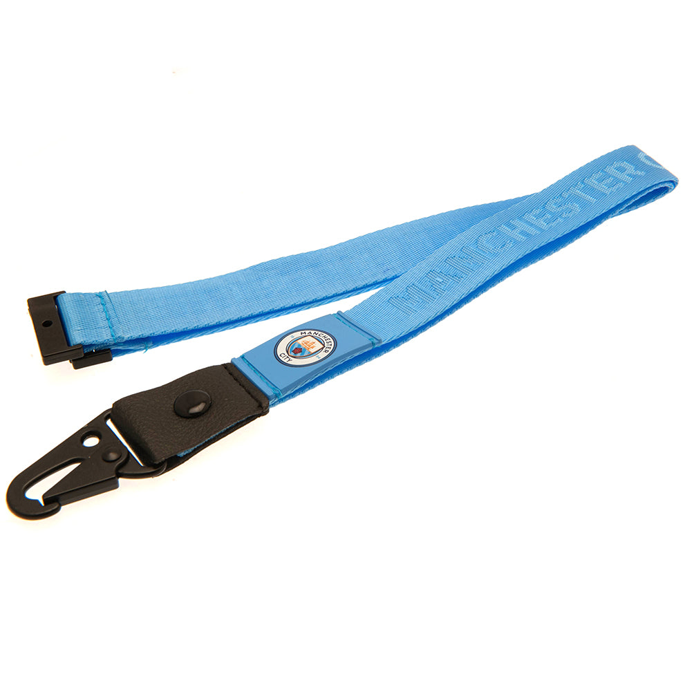 Manchester City FC Deluxe Lanyard - Officially licensed merchandise.