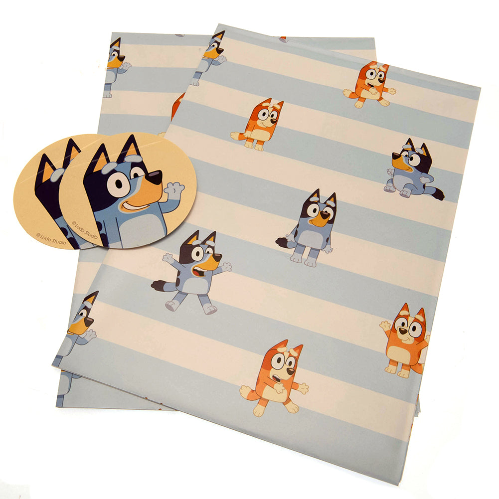 Bluey Gift Wrap - Officially licensed merchandise.