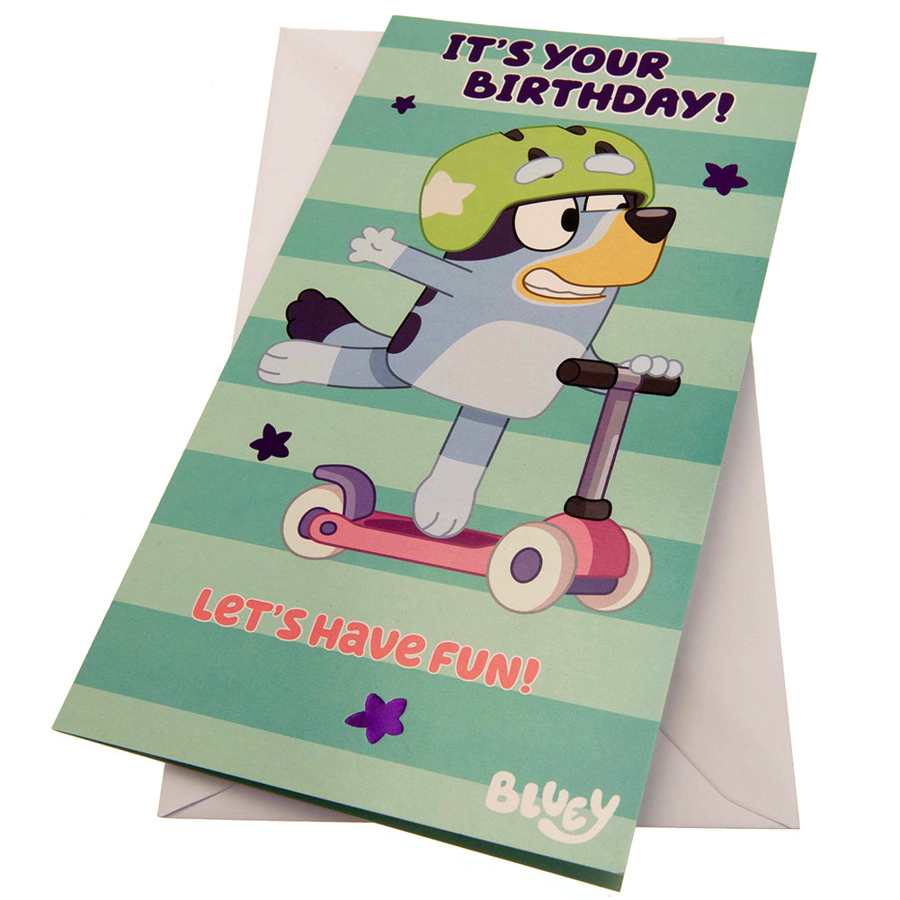 Bluey Birthday Card - Officially licensed merchandise.