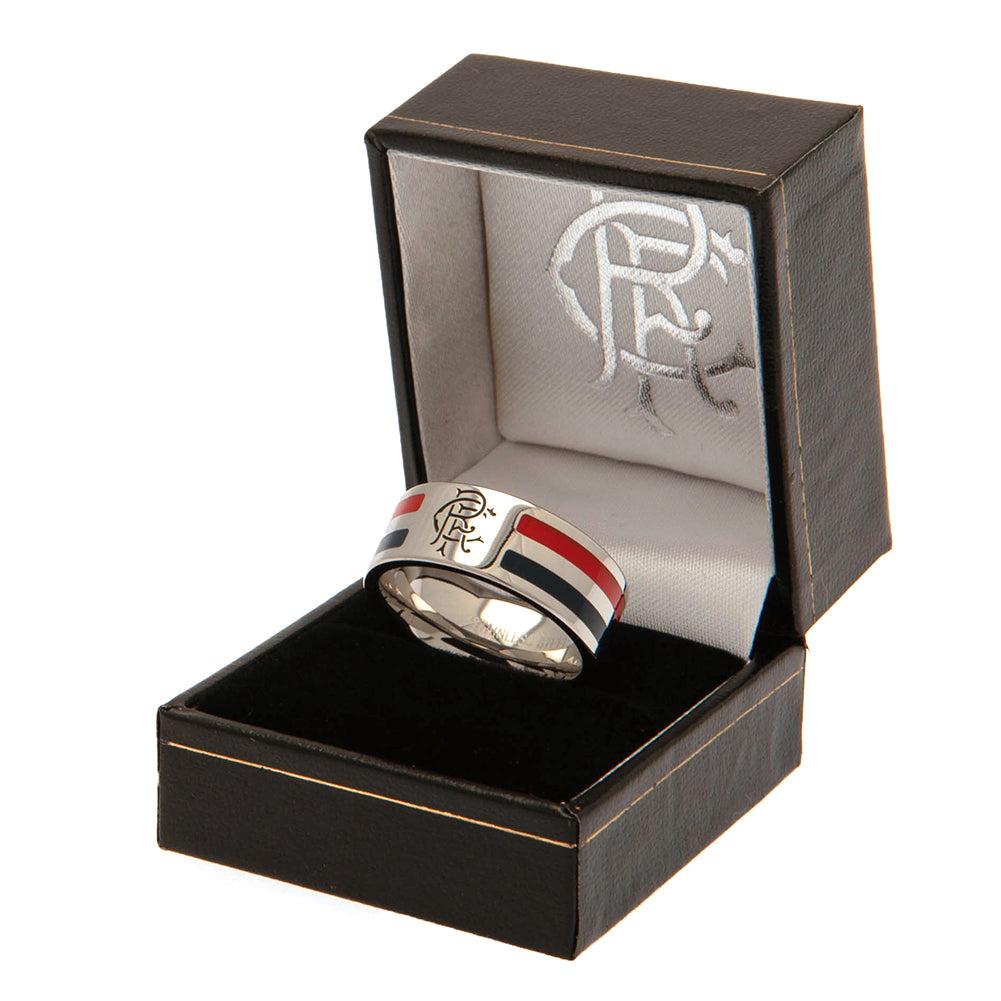 Rangers FC Colour Stripe Ring - Medium Size