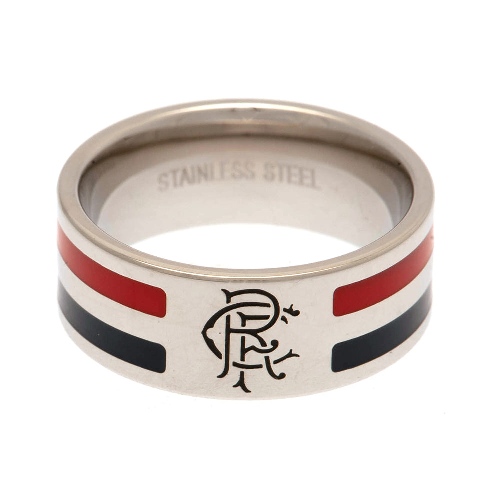Rangers FC Colour Stripe Ring - Medium Size