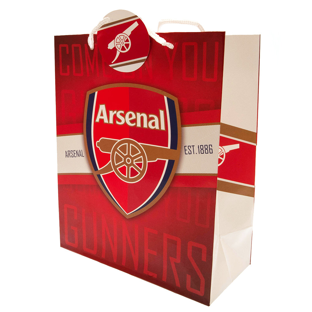 Arsenal FC Colour Gift Bag - Officially licensed merchandise.