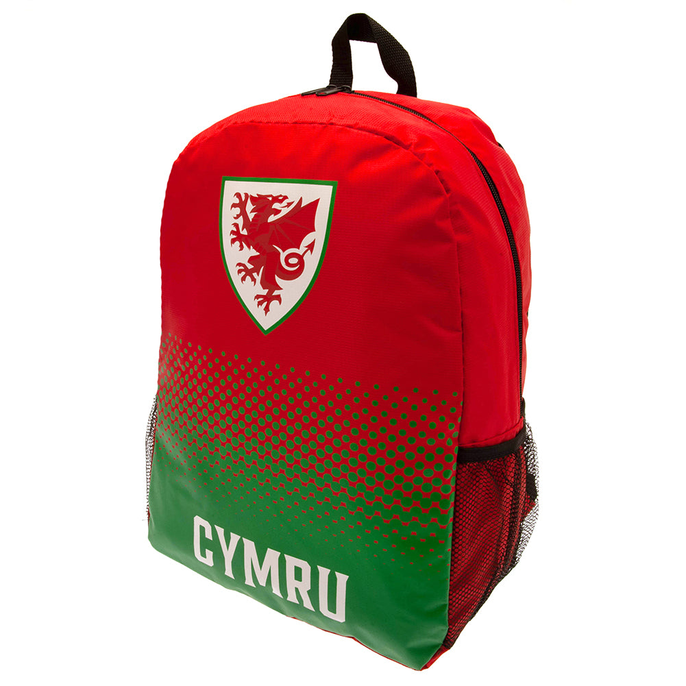 FA Wales Backpack - Officially licensed merchandise.