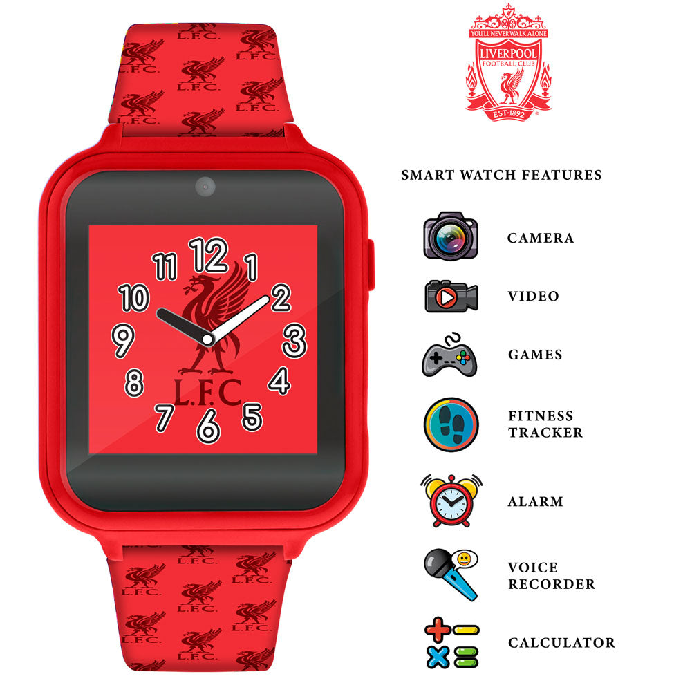 Liverpool FC Interactive Kids Smart Watch - Officially licensed merchandise.