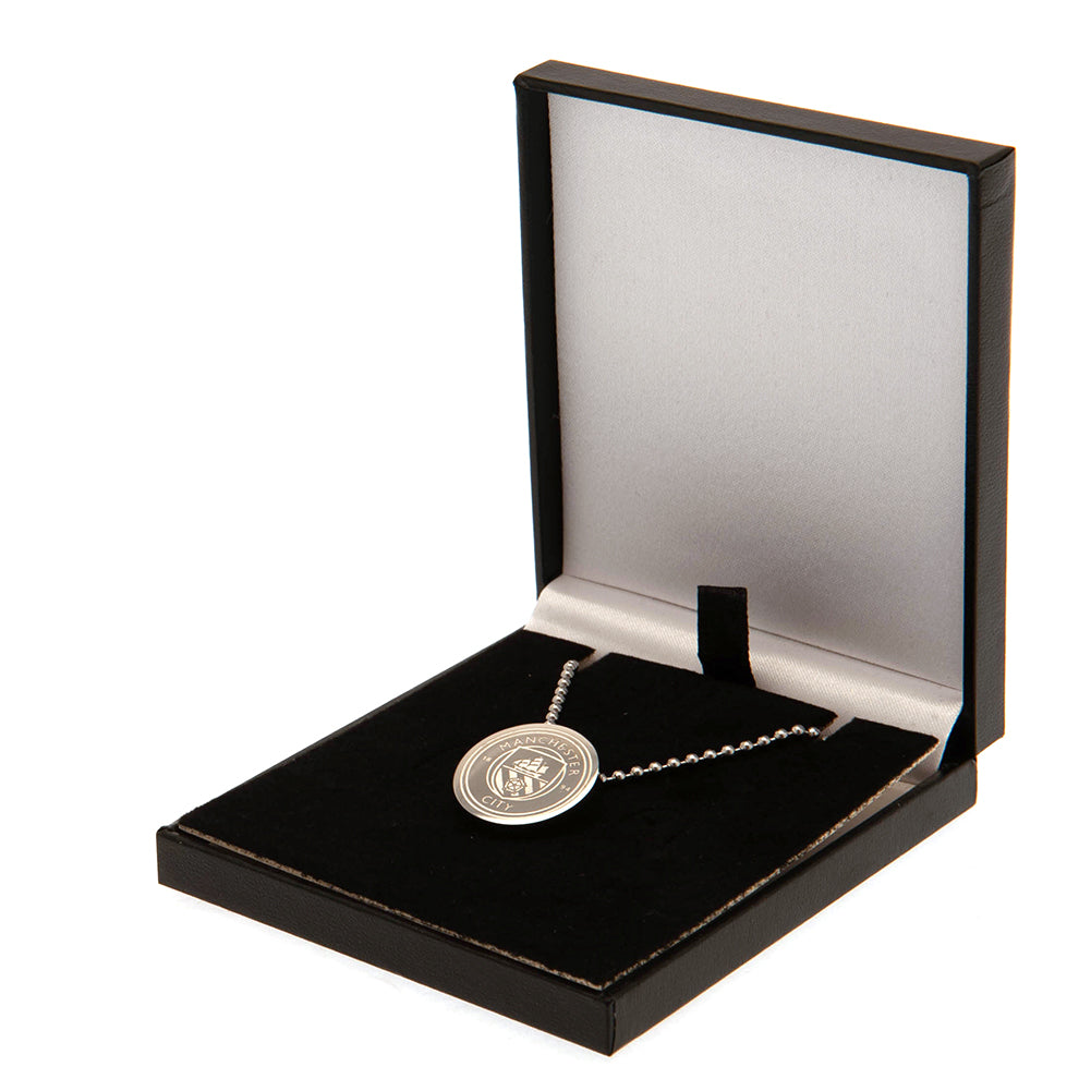 Manchester City FC Stainless Steel Pendant & Chain - Neckwear