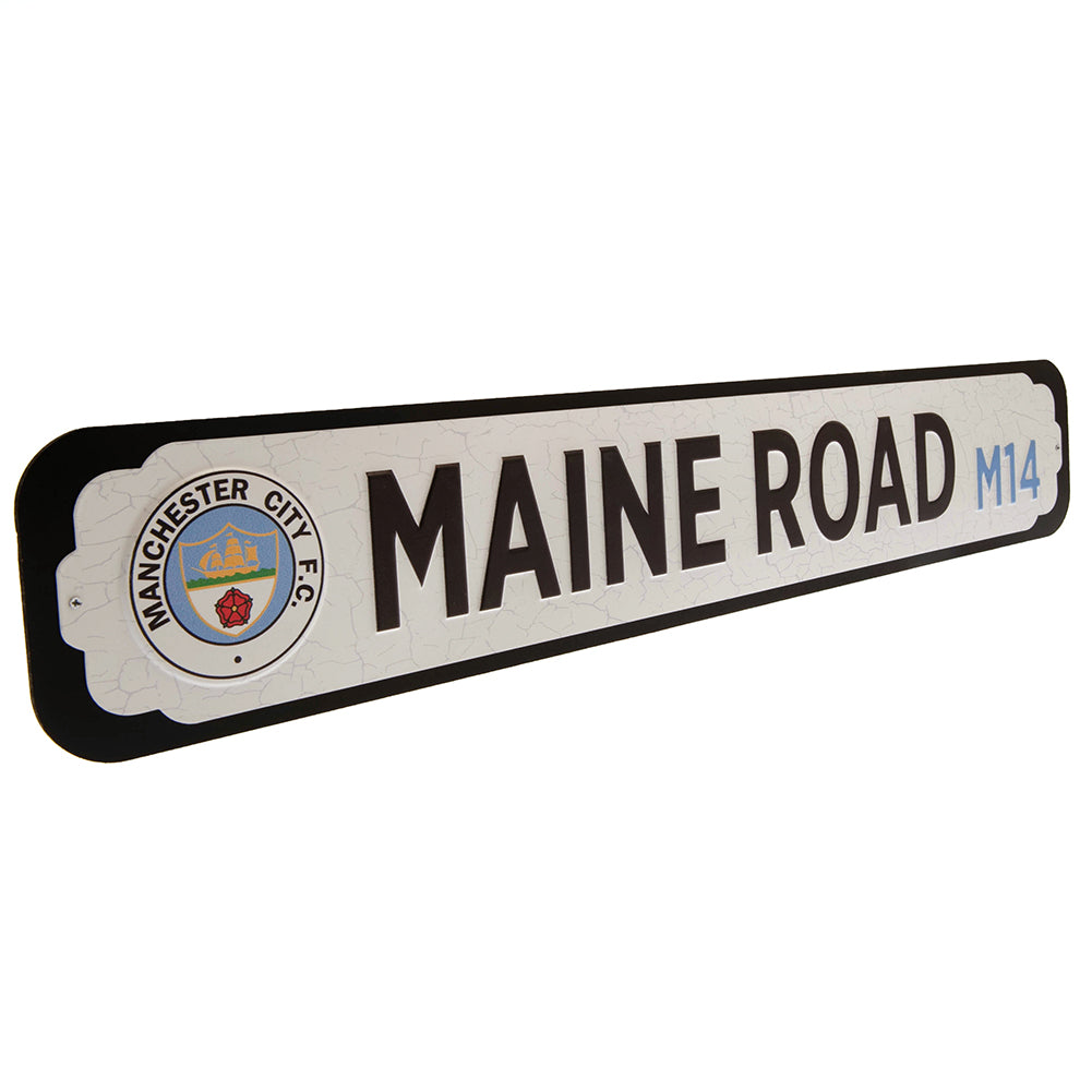 Manchester City FC Deluxe Stadium Sign - Metal Signs