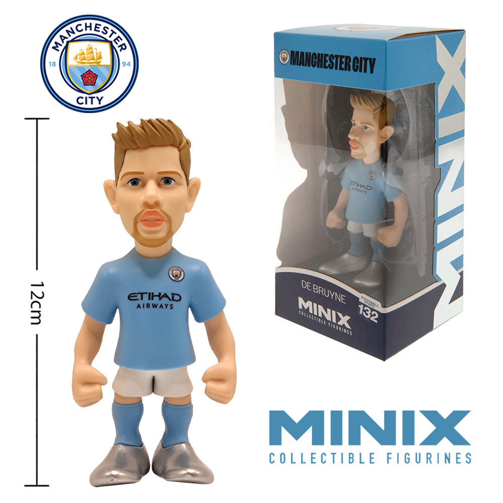 Manchester City FC MINIX Figure 12cm De Bruyne - Officially licensed merchandise.